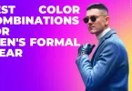 best color combinations for men's formal wear